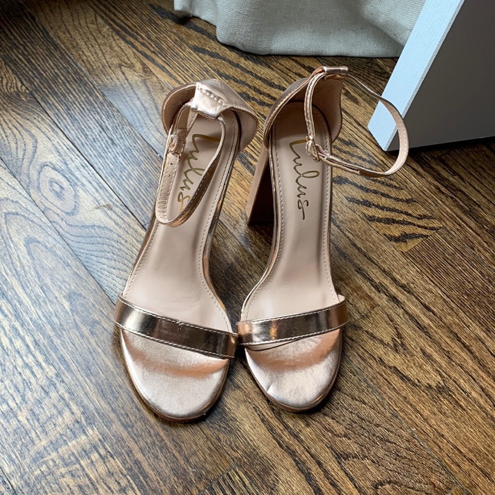 Rose Gold Pumps